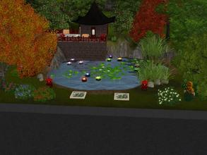 Sims 3 — Ying Yan Garden by Silerna — Ying Yan Garden is a beautiful Chinese garden for in your simtown (or vacation