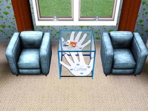 Sims 3 — glass  table by g3rocks — nice hand shape table with a glass surface