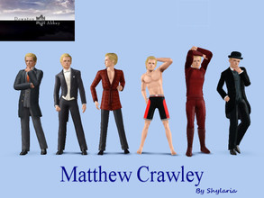 Sims 3 — Matthew Crawley by Shylaria — From the wildly popular ITV series Downton Abbey comes Matthew Crawley. He is