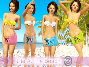 Sims 3 — Beachset Ladies/Teens by pizazz — Every woman wants to look her best when summer hits. So step out in style with