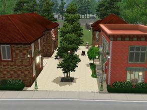 Sims 3 — Boulevard Saint Sim by Kotarina — This venue, which includes a cinema, beauty salon with massage services and a