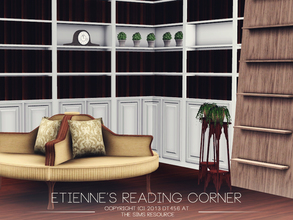 Sims 3 — Etienne's Reading Corner by DT456 — A cosy little victorian yet modern reading corner feauting some carefully