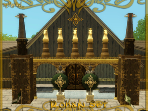 Sims 3 — Rohan Set by murfeel — Hail! The Horse Lords of Rohan are honored with this set of various LOTR-inspired