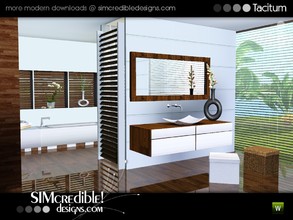 Sims 3 — Tacitum by SIMcredible! — A modern relaxing bathroom for your sims ^^ by SIMcredibledesigns.com
