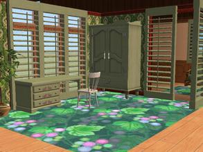 Sims 2 — Floortoceilingshutter In Green by millyana — Recolor of floor to ceiling shutter. Matches other game textures. 
