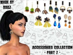 Sims 2 — Accessories Collection - part 7 - by BBKZ — Beautiful earrings for your Sim-ladies. No EP required. FREE mesh by