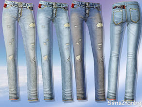 Sims 3 — 310 - Casual jeans by sims2fanbg — .:310 - Spring set:. Jeans in 3 recolors,Recolorable,Launcher Thumbnail. I