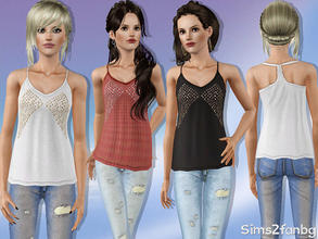 Sims 3 — 310 - Spring top 1 by sims2fanbg — .:310 - Spring set:. Top in 3 recolors,Custom mesh,Recolorable,Launcher