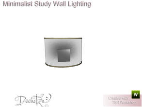 Sims 3 — Minimalist Study Wall Lighting by deeiutza — By deeiutza@TSR