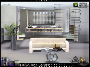 Sims 3 — Bathroom tulsa (collection tulsa suite). by jomsims — In this set, sleek and modernity 1 bath rectangle, raised