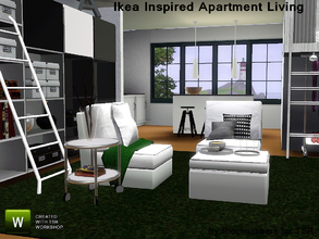 Sims 3 — Ikea Inspired Apartment Living by TheNumbersWoman — Inspired by the Ikea Catalog this set is for the University