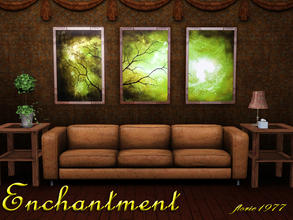 Sims 3 — Enchantment by florie1977 — A spookey tree silhouetted by an enchanted sky.