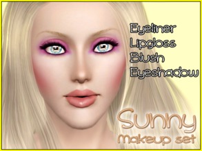 Sims 3 — Sunny makeup set by CherryBerrySim — New makeup set for modern sims! :) ________________________________________