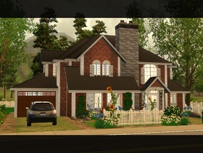 Sims 3 — Ian by lilliebou — Hi ! This familial house is perfect for a family of about 5 Sims. First floor: -Garage