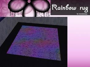 Sims 2 — Rainbow Rug by staceylynmay2 — Rainbow rug. you will need my rug mesh.