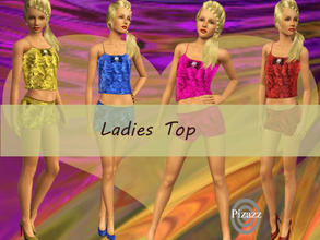 Sims 3 — Ladies Lace Top by pizazz — Ladies Lace top for young adult to adult. Wear everyday or something cute to sleep