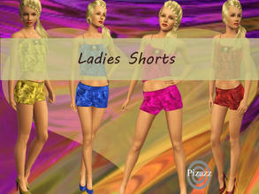 Sims 3 — Ladies Lace Shorts by pizazz — Ladies Lace Shorts for young adult to adult. Wear everyday or something cute to