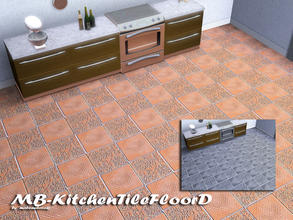 Sims 3 — MB-KitchenTileFloorD by matomibotaki — MB-KitchenTileFloorD, matching floor tile for - KitchenTileD - with 3