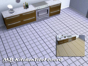 Sims 3 — MB-KitchenTileFloorC by matomibotaki — MB-KitchenTileFloorC, matching floor tile to MB-KitchenTileC, with 2