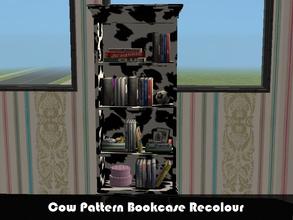 Sims 2 — Cow Pattern Bookcase by staceylynmay2 — This is a recolour of chez moi (bookcase) teen bedroom from phoenix