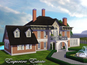 Sims 3 — Esquire_Estate by matomibotaki — Esquire_Estate is a stately home with wonderful landscape and luxury ambience.