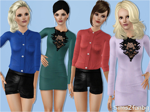 Sims 3 — 312 - Spring set by sims2fanbg — .:312 - Spring set:. Items in this Set: Dress in 3 recolors,Custom