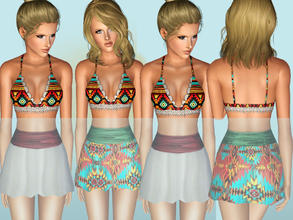 Sims 3 — Coco Jambo Top by ShakeProductions — -Laced beach top with diffrent styles