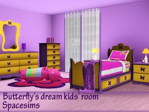 Sims 3 — Butterfly's dream kids' room by spacesims — This is a sweet kids' room perfect for young children. They will