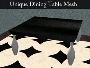 Sims 2 — Unique Dining Table Mesh by staceylynmay2 — Dining table mesh