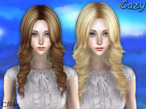 Sims 2 — Bynes Hair - Mesh by Cazy — Mesh file