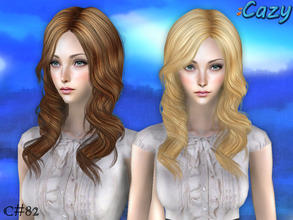 Sims 2 — Emma Hair - Mesh by Cazy — Mesh file