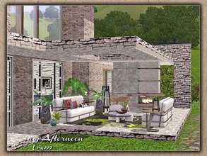 Sims 3 — Lazy Afternoon by ung999 — A living room set for both indoor and outdoor 