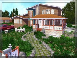 Sims 3 — V | 45 by vidia — My new house is for your simmies families. It has a living room with dinnig area, a kitchen