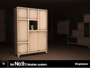Sims 3 — Koposov Set No.9.3 Modular system by koposov — Continue to Set No.9 Modular system! On turn 4 NEW MODULE WITH