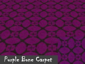 Sims 2 — Purple Bone Carpet by staceylynmay2 — Purple carpet with black bones. :) Enjoy