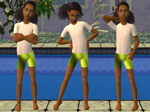 Sims 2 — Shy Girl swimwear set - Lemonlime by zaligelover2 — Swimwear for shy girls.