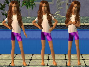 Sims 2 — Shy Girl swimwear set - Purple by zaligelover2 — Swimwear for shy girls.