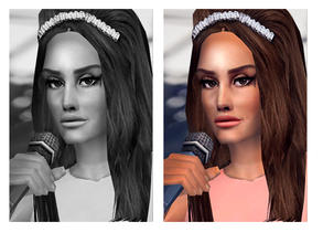 Sims 2 — Beehive Basics - MESH by Cleotopia — A low poly simple hairstyle, Beehive Basic for hairstyles like my Lana Del