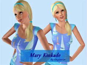 Sims 3 — Mary Kinkade by Shylaria — Mary Kinkade is a single mother who just moved to Sunset Valley from Strange Town.
