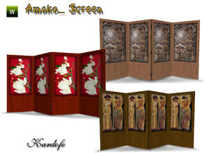Sims 3 — kar_Amako_ Screen by kardofe — Oriental inspired Screen by kardofe