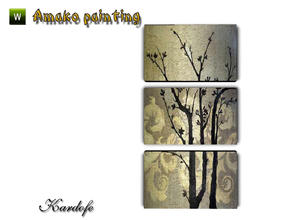 Sims 3 — kar_Amako_Painting by kardofe — Painting by kardofe