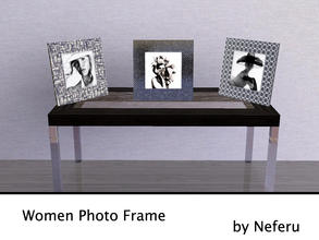 Sims 3 — Women Photo Frame by Neferu2 — Simple photo frame that will adorn any surface