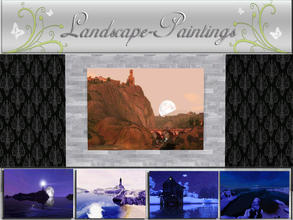 Sims 3 — LandscapePaintings by Shokobiene2 — This beautyful Painting's are from the game. I made this for your game. Have