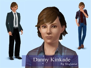Sims 3 — Danny Kinkade by Shylaria — Danny Kinkade a young teenage boy who has just moved to Sunset Valley from