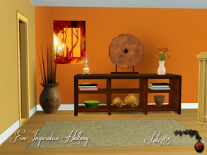 Sims 3 — Inspiration Hallway by Lulu265 — A small hallway set for that bare corner of you home. Bright and bold this will