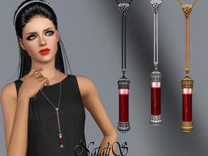 Sims 3 — NataliS Vial of Blood Pendant  FA-FE by Natalis — Vial of Blood necklace for your vampire. Age from young adult