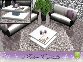 Sims 3 — ModernCoffeetable by Shokobiene2 — This is my first Object. I'm so proud of it and I hope you like it too.
