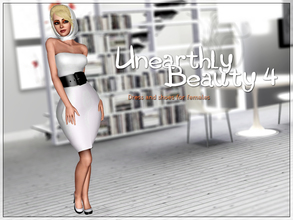 Sims 3 — Unearthly Beauty 4 by Kiolometro — Completing the collection of Unearthly Beauty. Dress and shoes. Dress with