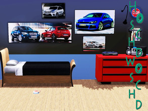 Sims 3 — car_paintings_set by hoschdwoschd2 — Sleek and Sporty Cars, this set contains four different car paintings for