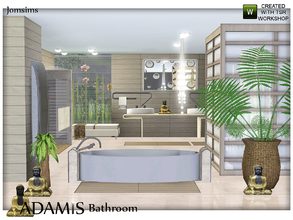 Sims 3 — ADAMIS Bathroom by jomsims — to continu with serenity and design this is the bathroom ADAMIS.Consist of:1 oval